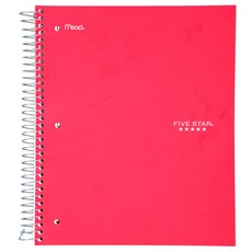 파이브스타 와이어바운드 노트북 3 subject WR, 혼합 색상, 1개