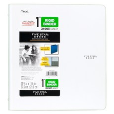 파이브스타 리지드 폴리바인더, 혼합 색상, 1개