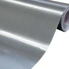 현대시트 HS 시리즈 메탈 시트지 내부용, 헤어라인실버, 1000mm x 2m