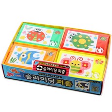 쥬크박스 슬라이딩 퍼즐 랜덤 발송, 24개, 12피스, 12피스