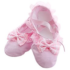 베베샤 리본 레이스 발레슈즈