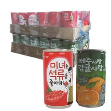 롯데 미녀는 석류를 좋아해 30p + 제주사랑 감귤사랑 미니 30p, 175ml, 1세트