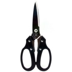 사타케 스테인레스 주방용 가위, 블랙, 1개