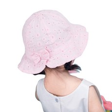 JOY MULTI 蝴蝶結刺繡鏤空防曬帽