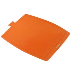 PAMIRE 帕米爾 矽膠雙面雙色砧板, 橘綠色, 1個