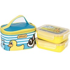 Pankot 包雙鎖不銹鋼飯盒 PAK-K0048, 混色, 1組