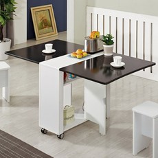 Ryoni Furniture Kiddy 1500折疊式餐桌, 黑珍珠