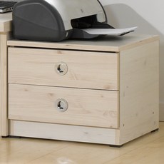 Ryoni家具Ripen 2層抽屜櫃, 洗, 2個