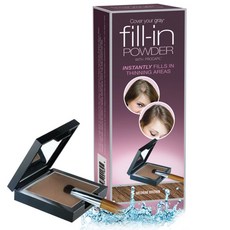 Cover your gray 髮際線修容粉, Medium Brown, 1入