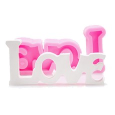 리브레캔들 手工LOVE肥皂石膏擴香矽膠模具, 混合顏色