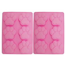 Libre 蠟燭矽膠模具鞋底 6 球 2p, 混色