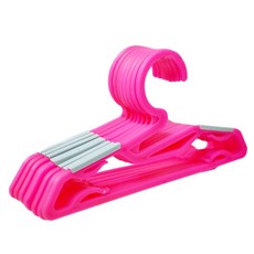 심폼 유아용 논슬립 옷걸이, 핑크 + 그레이, 100개입