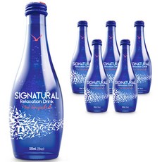 씨그내추럴 핑크그레이프프룻 탄산음료, 325ml, 6개