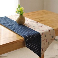 Noland 船長桌旗, 30 x 180 cm, 藍色, 1個