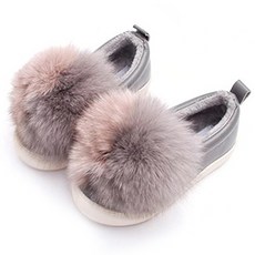 Bimbo Bimba 孩童絨球裝飾平底鞋 F63502