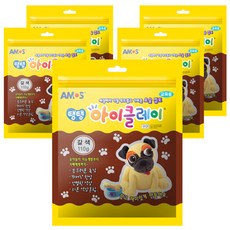아모스 탱탱 아이클레이 파우치, 갈색, 110g, 5개