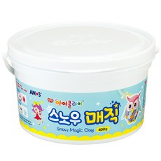 아모스 탱탱 아이클레이 스노우매직 벌크, 혼합색상, 400g, 1개