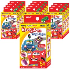 아모스 아이도우 3D 자동차 만들기 12p, 혼합 색상, 30g, 1개