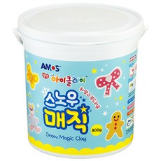 아모스 탱탱 아이클레이 스노우매직 벌크, 혼합색상, 800g, 1개