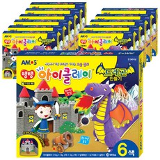 아모스 탱탱 아이클레이 드래곤 만들기 12p, 혼합 색상, 1개