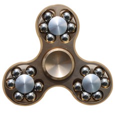 블루초이스 메탈 볼 3-axis 피젯 스피너, 골드