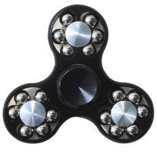 블루초이스 메탈 볼 3-axis 피젯 스피너, 블랙