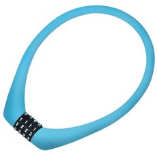 유락 프라하 자전거 자물쇠 블루 SC1, 1개, 단품