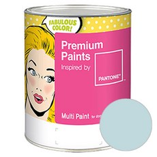 노루페인트 팬톤 멀티 에그쉘광 페인트, 12-4607 (파스텔블루), 1L, 1개