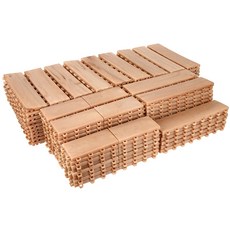 조립식 PE 미송 발판, 혼합색상, 1세트