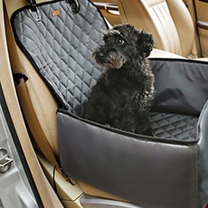 펫츠랜드 2 in 1 고급형 애견 카시트, 그레이, 1개