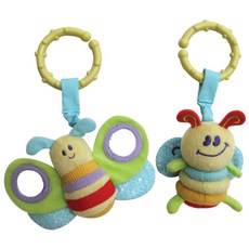 little bird told me 撥浪鼓套組蝴蝶和蜜蜂 L3017, 混色