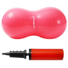 SCORPION 花生健身球+手泵, 粉色的