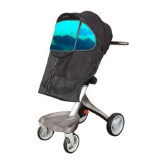 wowbaby 嬰兒推車防曬罩, 黑色