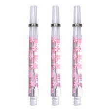 울티마 다트 샤프트 Design Sakura clear pink 미디움, 3개