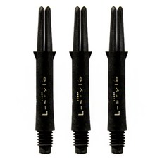 L-Style 飛鏢桿 鎖 Straight 碳纖維 225mm, 3個