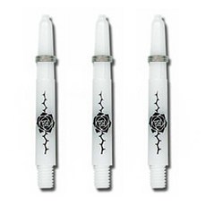 울티마 다트 샤프트 Design Rose white black 미디움, 3개