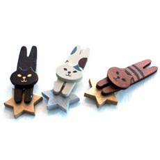 BK 冰箱磁鐵 貓咪3隻, 混色