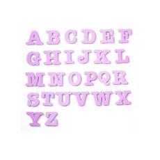 BK 大寫字母磁鐵, 紫色