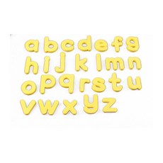 BK 字母小寫磁鐵, 黃色