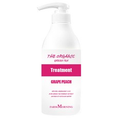 팜모닝 그린티 그레이프피치 트리트먼트, 500ml, 1개