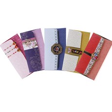 Somssi 典雅祝賀信封5件組, 混合顏色, 1套
