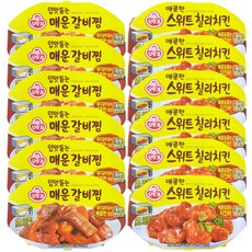 OTOKI 不倒翁 即食辣燉排骨 180g 6入 + 甜辣炸雞 180g 6入, 1組