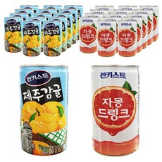 썬키스트 제주감귤 180ml x 15p + 자몽 드링크 180ml x 15p, 1세트