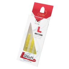 L-Style elshaft 靜音直飛鏢針黃色 190, 3片