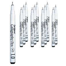 Artline 書法筆 1.0mm EK-241, 12入, 黑色