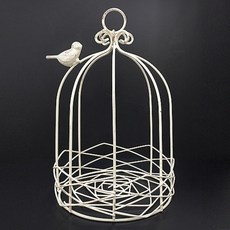 Koreart 蘇菲亞仿舊鳥籠花盆架, 單一顏色