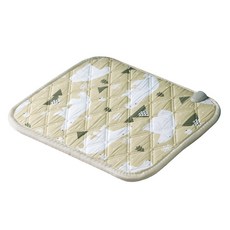 inoq 北歐風抗菌節能電熱坐墊 GP-10, 小熊米色, 單人(45 x 45 cm)