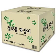 에코 점보롤 화장지 2겹 130m, 4롤, 4개