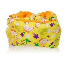 리빙플러스 스윔점퍼 수영조끼, 옐로우(오리가족), 1개