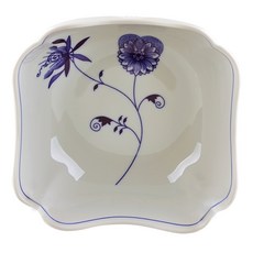 체스키포슬란 보헤미안블루 깊은사각 샐러드 볼 21cm BB061, 혼합 색상, 1개